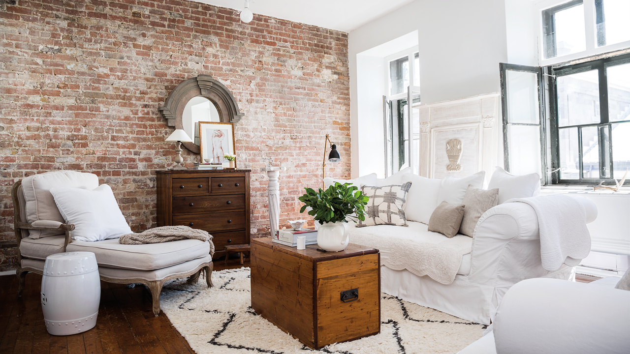 10 Ways to Update an Exposed Brick Wall