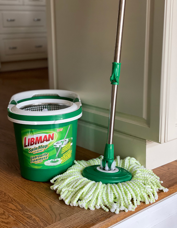The Libman Microfiber Spin Mop and Bucket Is Just $30 at