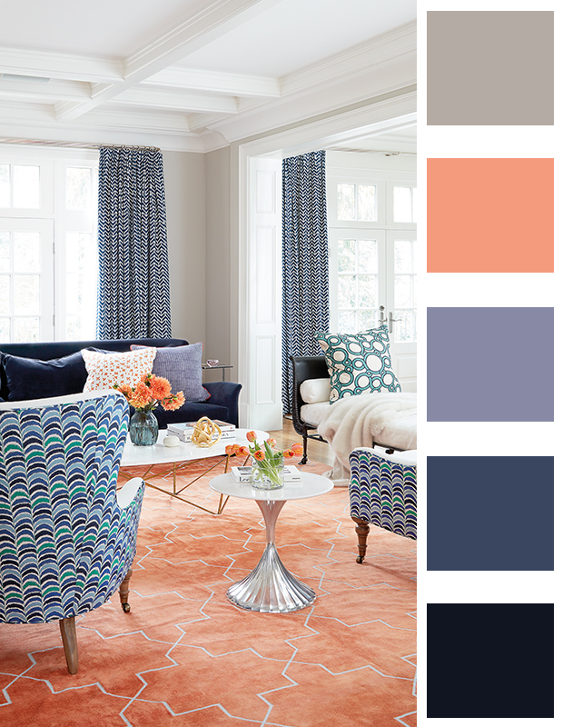 10 Living Room Color Palettes That Pack, Living Room Colour Palette 2020