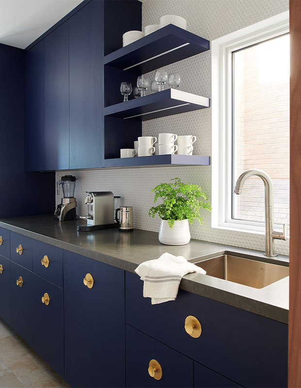 Blue Kitchen Design, Ben Quie & Sons