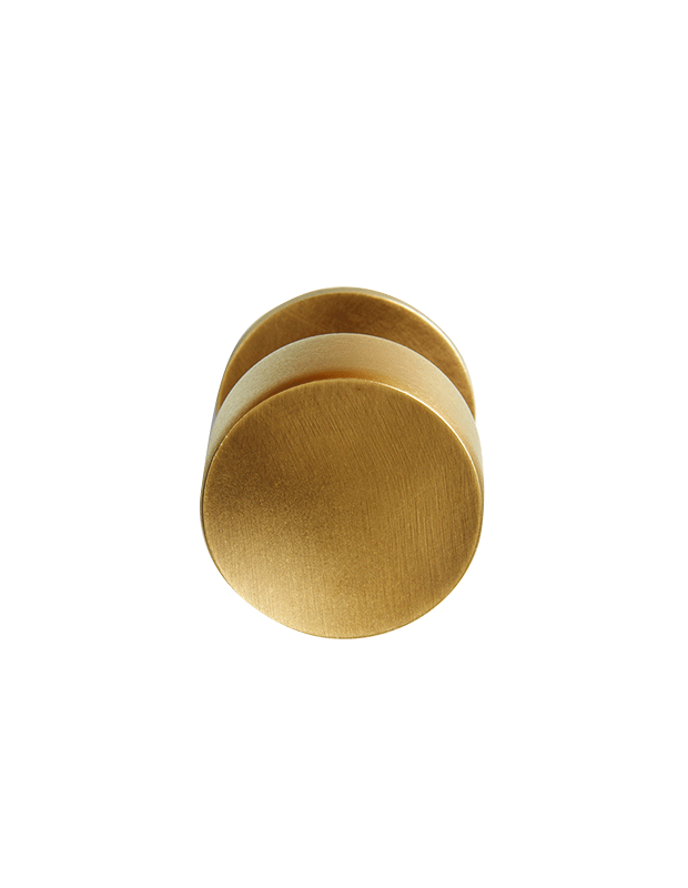 Elevate your next creative project with antique brass grooved button  cabinet knobs from Plank Hardware. Free shippin…