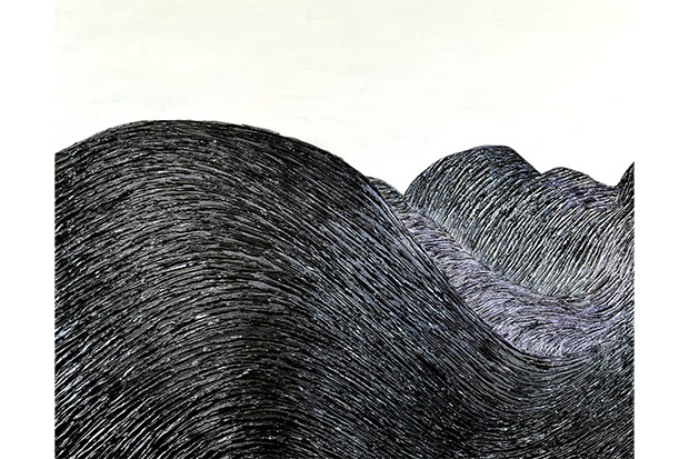 Daniela Pasqualini, Dreamscape, 2022 (acrylic, oil pastel on canvas, 122x152cm)