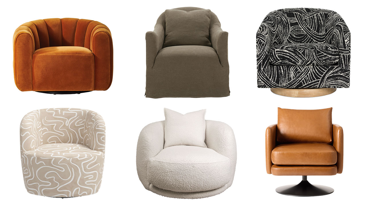 House & Home - 15+ Best Swivel Chairs For Lounging And Dining