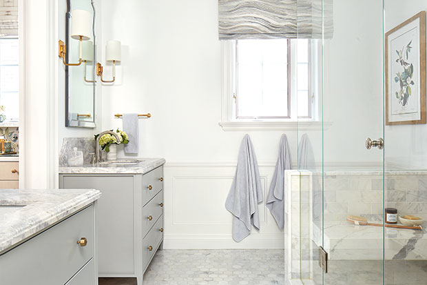 House & Home - Erin Feasby Designs A French-Inspired Bathroom