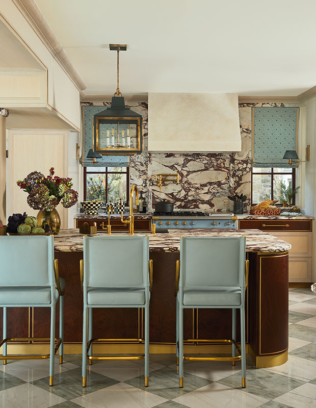 brasserie-inspired kitchen