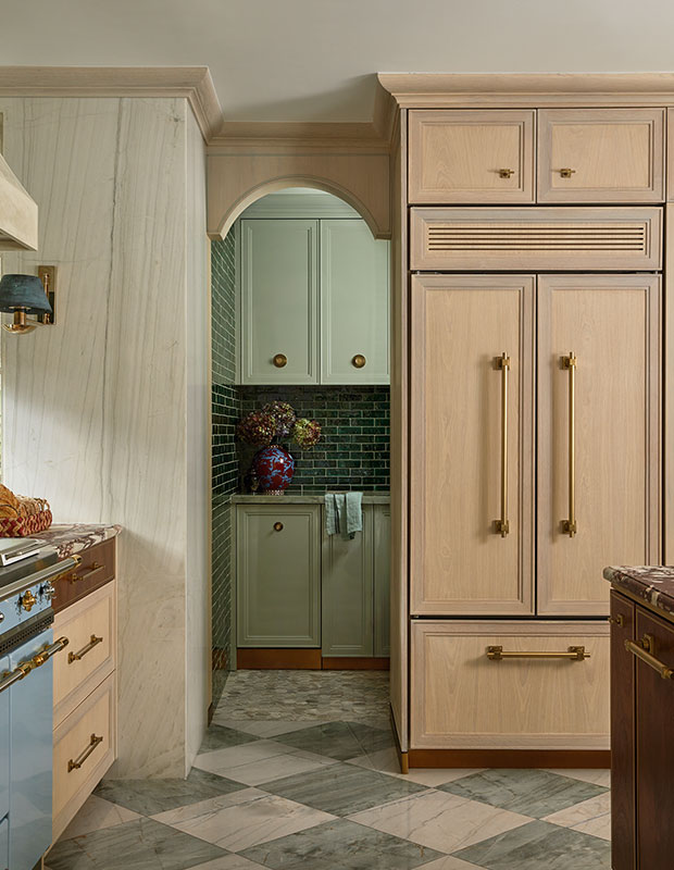 brasserie-inspired kitchen