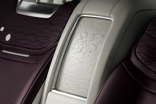 White Range Rover interior of its custom bespoke Pearl of Tay model.