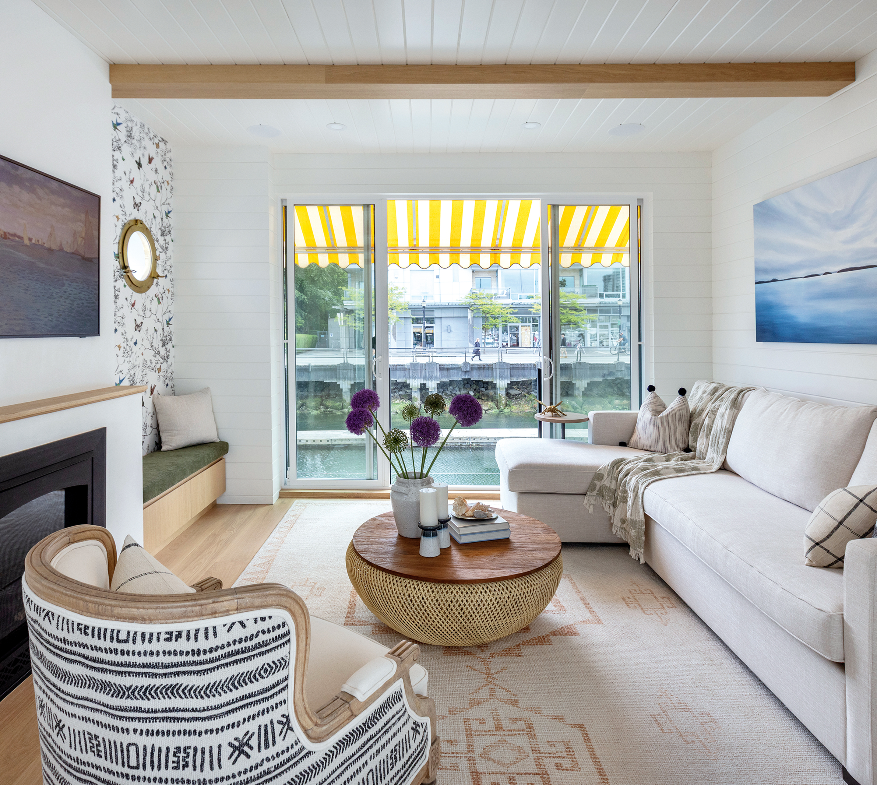 Inside a Vancouver Houseboat Designed for a Couple Who Loves to Host